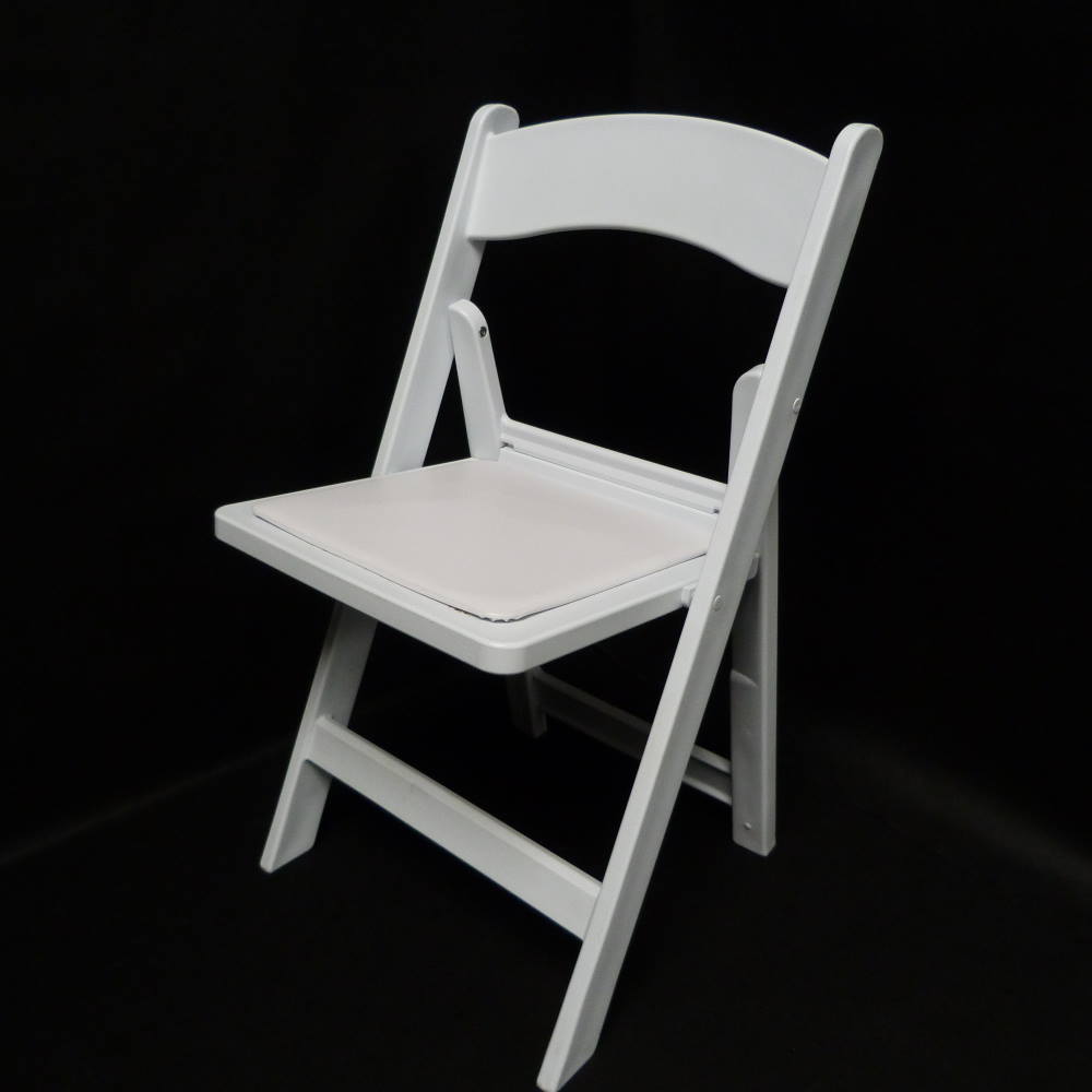 Chaise pliante 'Verone' blanche - L'Incroyable