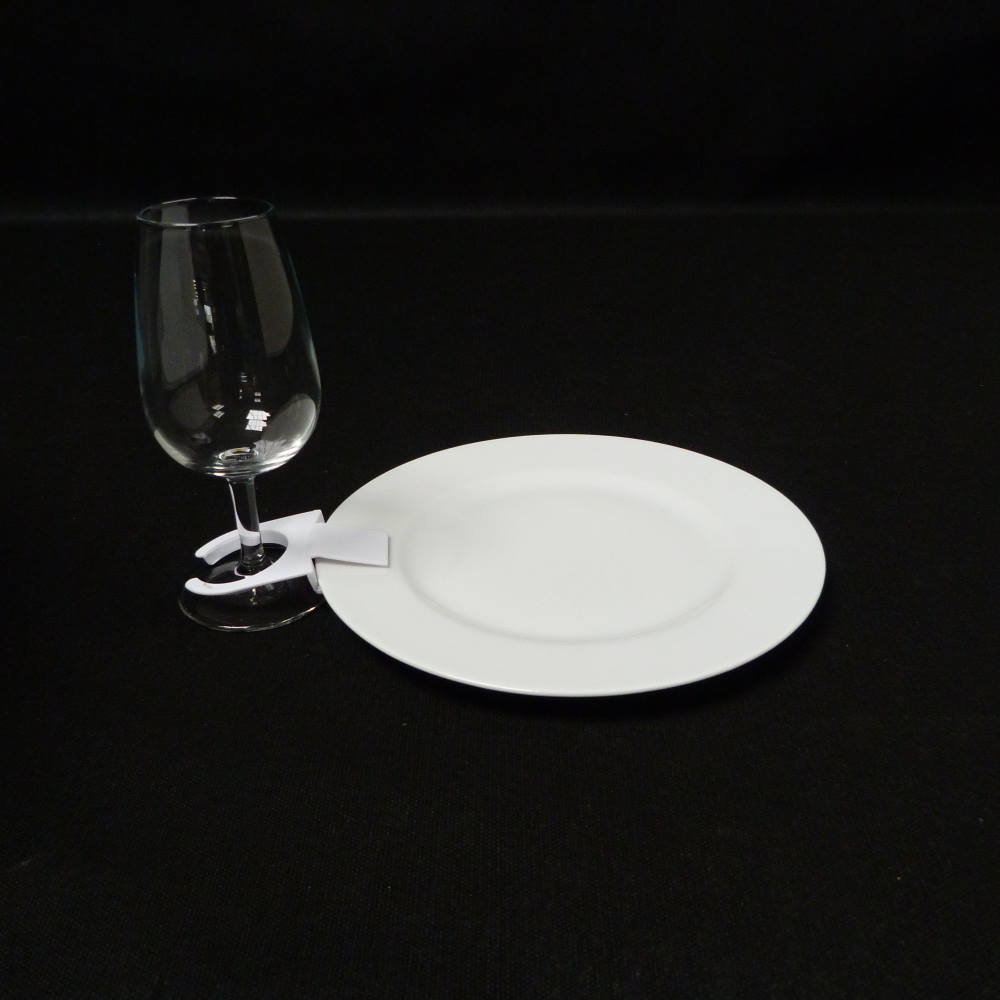 Assiette en verre