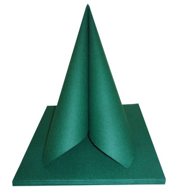 Serviette vert sapin