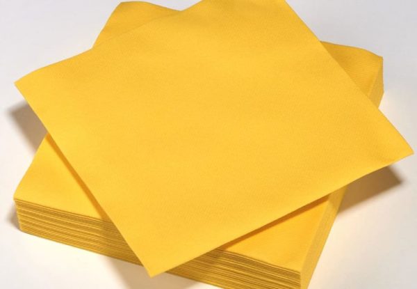 serviette unie Citron